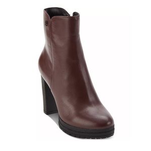 DKNY Tessi Lug Sole Platform Booties in color Stone